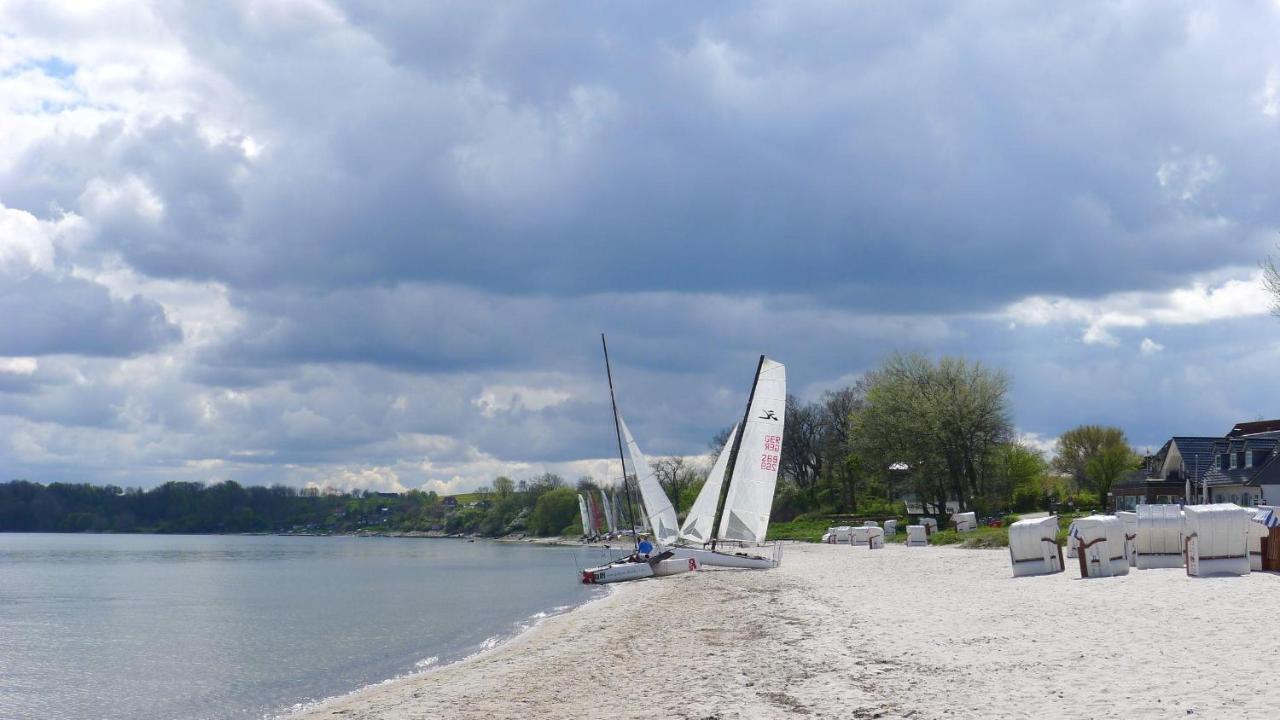 Seeblick II - Gemuetliche 60Qm - Ganzes Haus - 50M Zum Naturstrand - Mit Terrasse Und Grossem Garten Glücksburg Zewnętrze zdjęcie