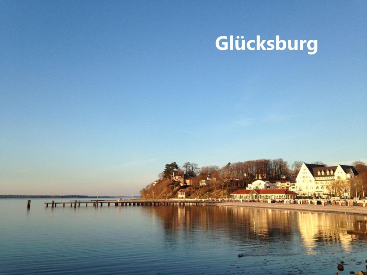 Seeblick II - Gemuetliche 60Qm - Ganzes Haus - 50M Zum Naturstrand - Mit Terrasse Und Grossem Garten Glücksburg Zewnętrze zdjęcie